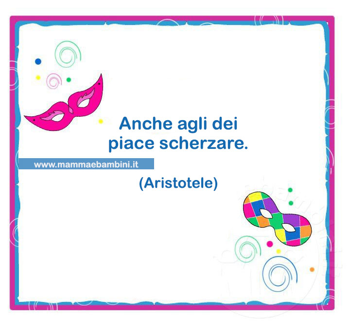 Cartoline con frasi sullo scherzare Mamma e Bambini