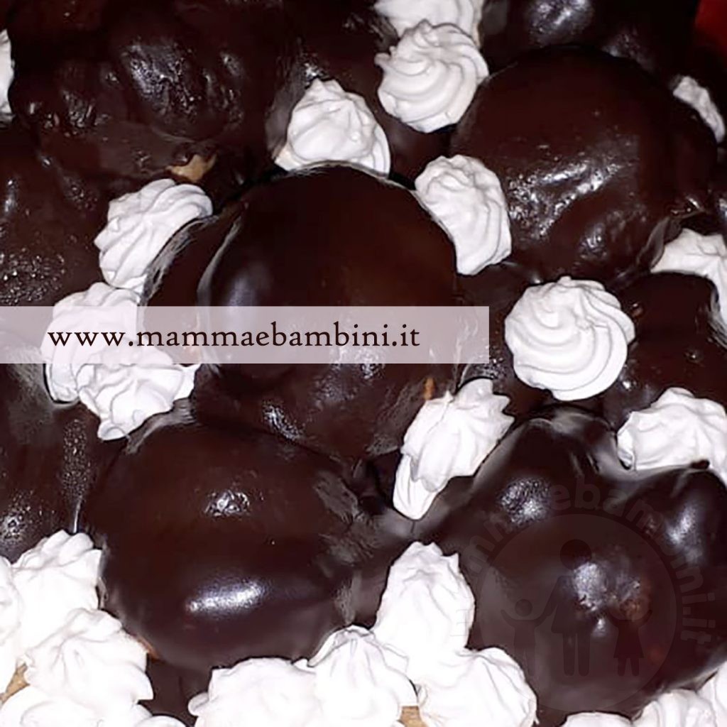 Glassa al cioccolato per profitterol 1 glassa profitterol