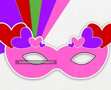 maschera carnevale cuori