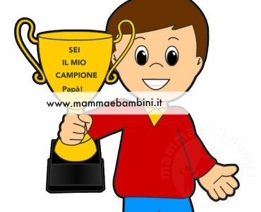 festa papa bambino coppa