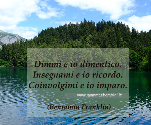 Frase del giorno 19 marzo sull'insegnamento 1 frase imparare