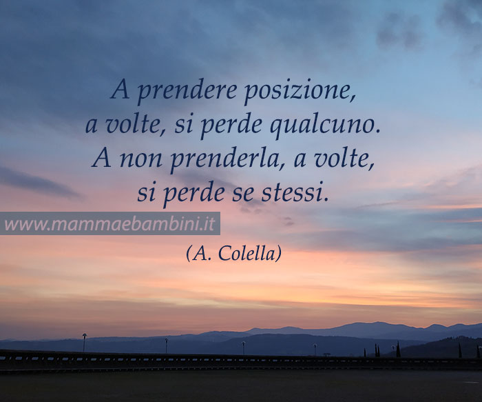 frase prendere posizione