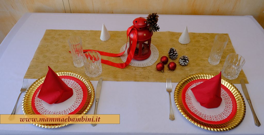 Tavola Natale: centrotavola e tovaglioli 8 tavola natale 1