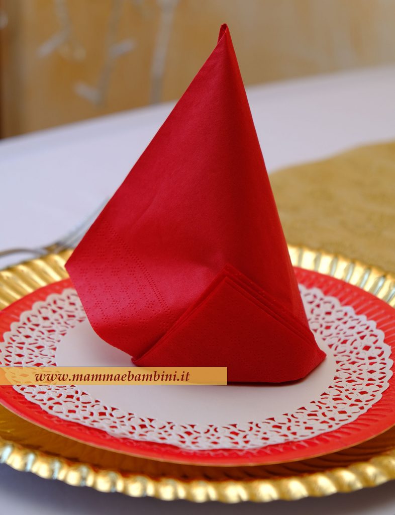 Tavola Natale: centrotavola e tovaglioli 4 tavola natale tovaglioli