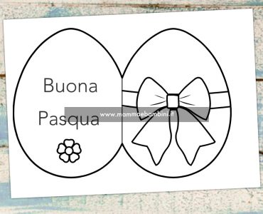 biglietto uovo pasqua