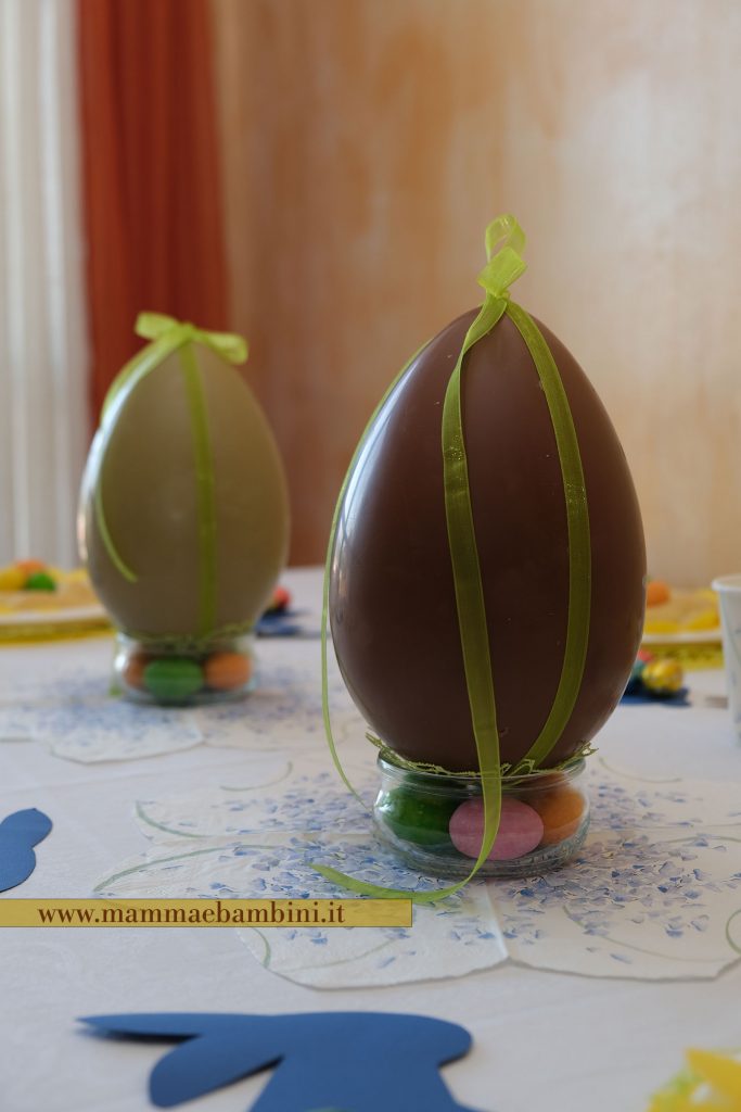 Centrotavola per Pasqua con uova di cioccolato 5 idee centrotavola pasqua 3