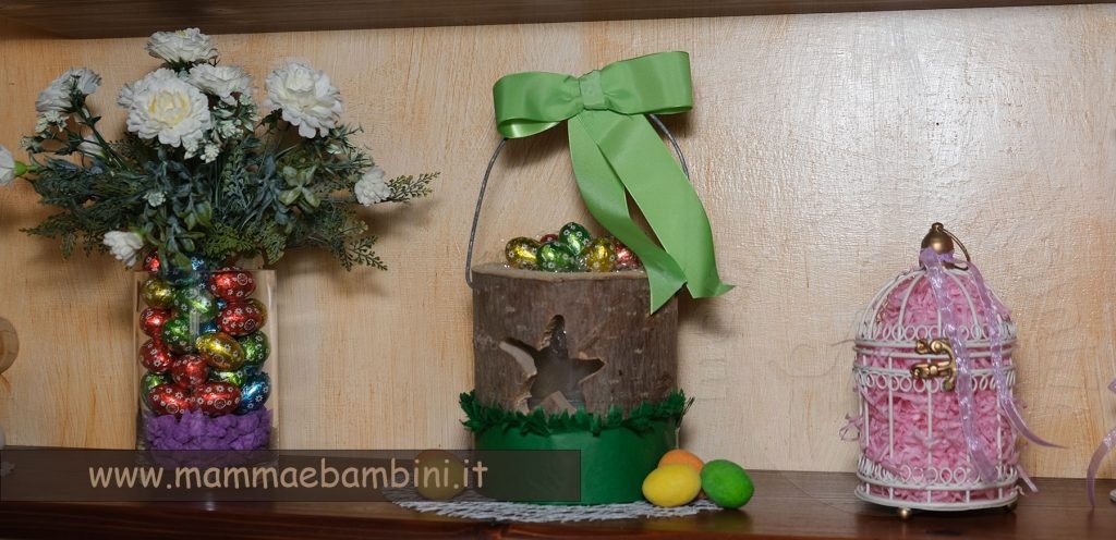Addobbo con vaso di vetro per Pasqua 3 idee decorazioni pasqua 2