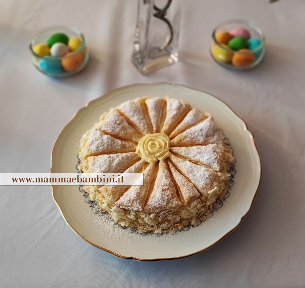Torta Millefoglie con pasta sfoglia 1 torta millefoglie pasta sfoglia 00