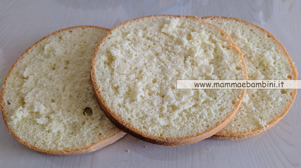 Ricetta pan di spagna alto e soffice 3 pan di spagna 3 strati
