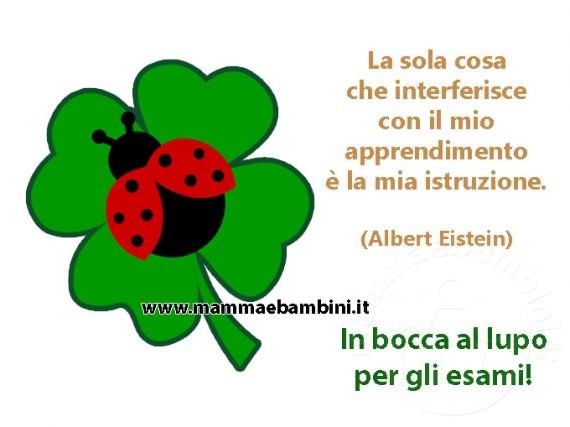 In Bocca Al Lupo Per Esame Frasi in bocca al lupo per esami - Mamma e Bambini