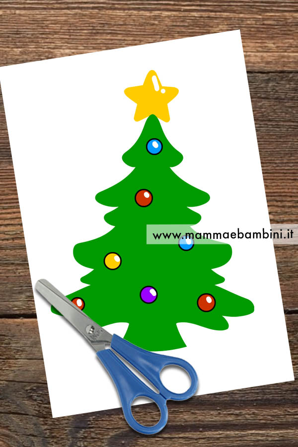 Albero di Natale disegno colorato