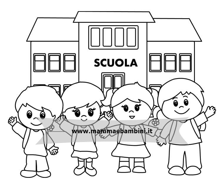 Bambini a scuola disegno 1 bambini scuola accoglienza