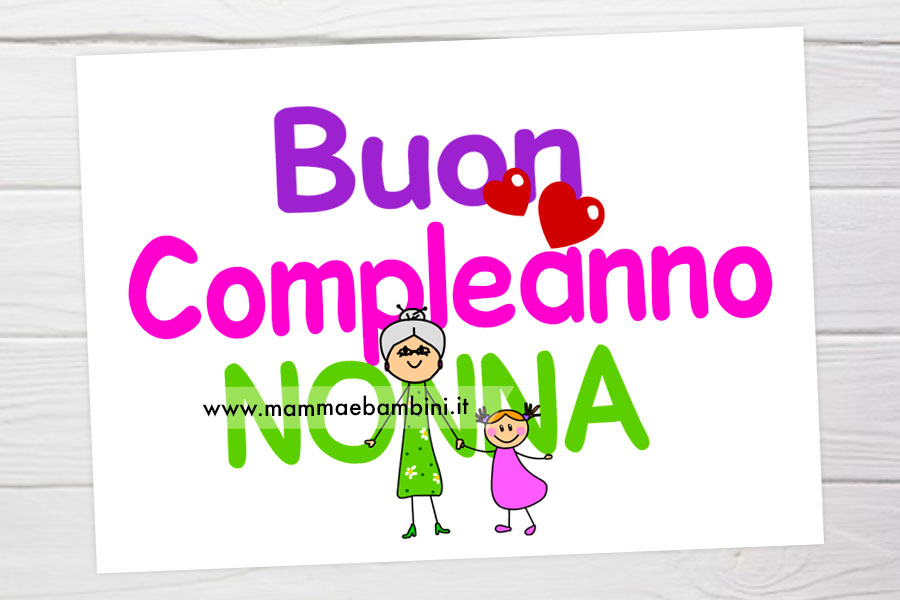 buon compleanno nonna