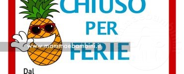 cartello chiuso per ferie