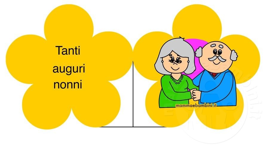 disegni da colorare festa dei nonni