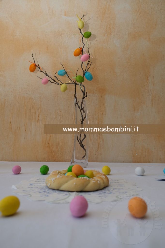 Decorazioni per Pasqua sulla tavola 1 decorazione tavola pasquetta 2