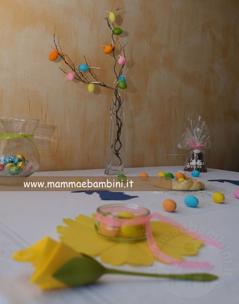 Decorazioni per Pasqua sulla tavola 5 decorazione tavola pasquetta