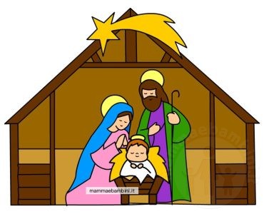 presepe disegno colorato