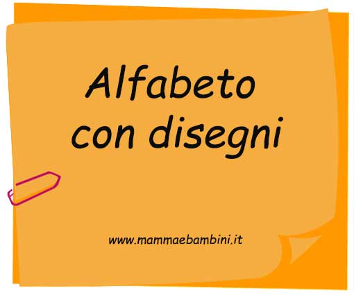 alfabeto con disegni