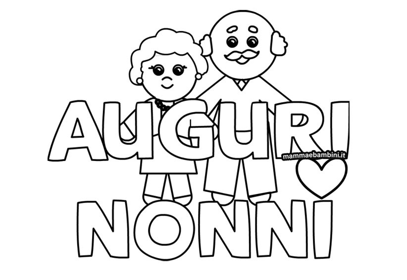 Festa dei Nonni disegno 1 auguri festa nonni