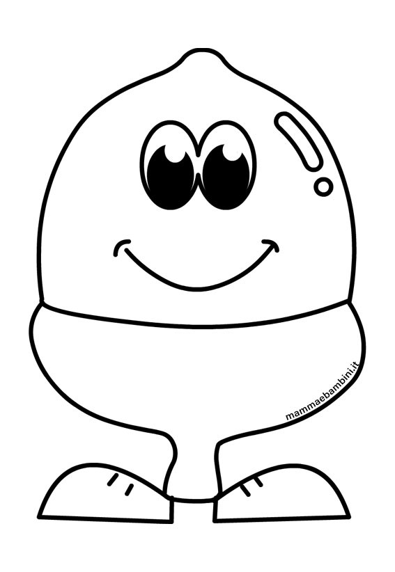 Ghianda disegno 1 ghianda disegno