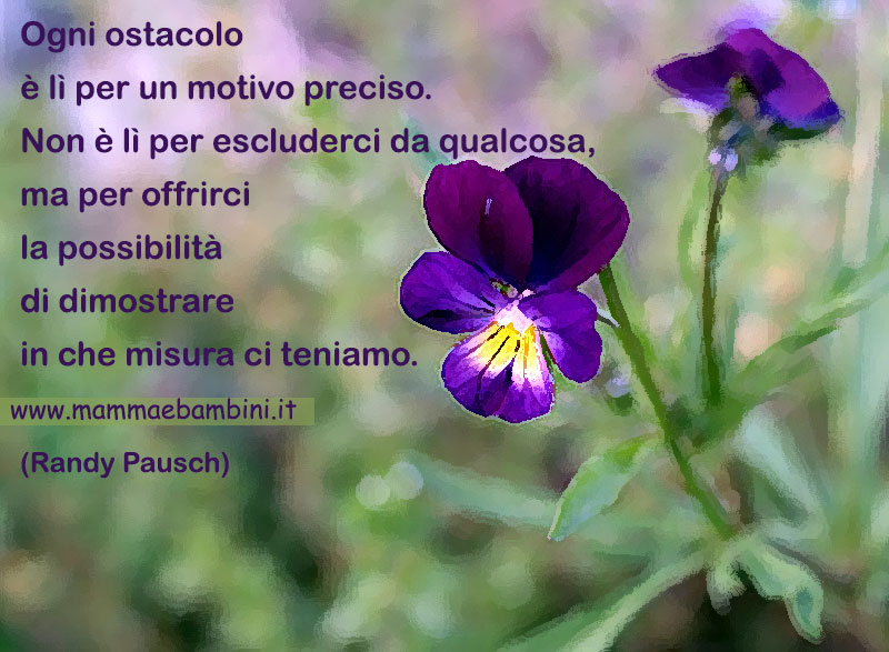 Frase del giorno 21 ottobre sugli ostacoli 1 FRASE OSTACOLO
