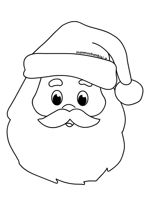 babbo natale disegno