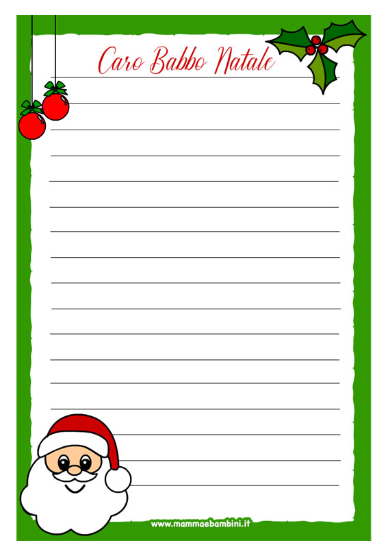 Lettera a Babbo Natale 1 lettera babbo natale