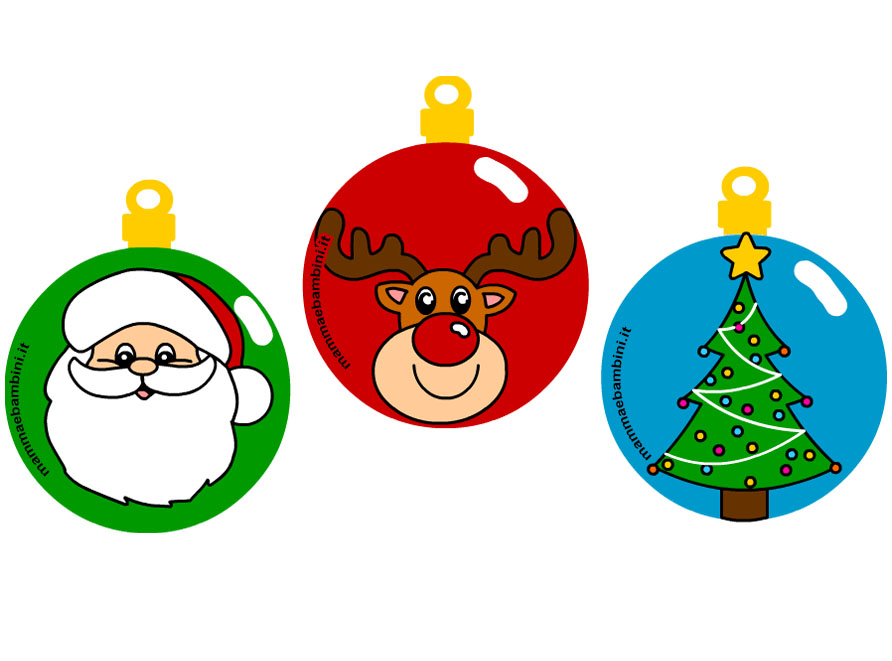 Palline di Natale per bambini 1 palline natale scuola