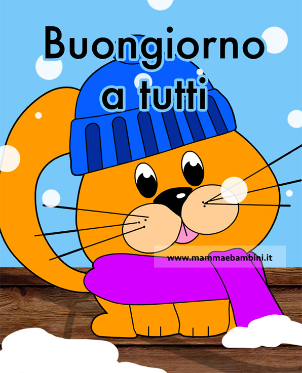 Buongiorno inverno immagini nuove 1 buongiorno inverno gatto