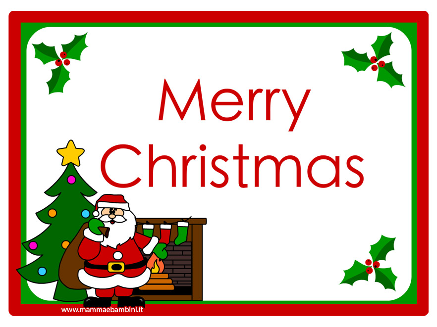 Cartello Merry Christmas 1 cartello merry christmas