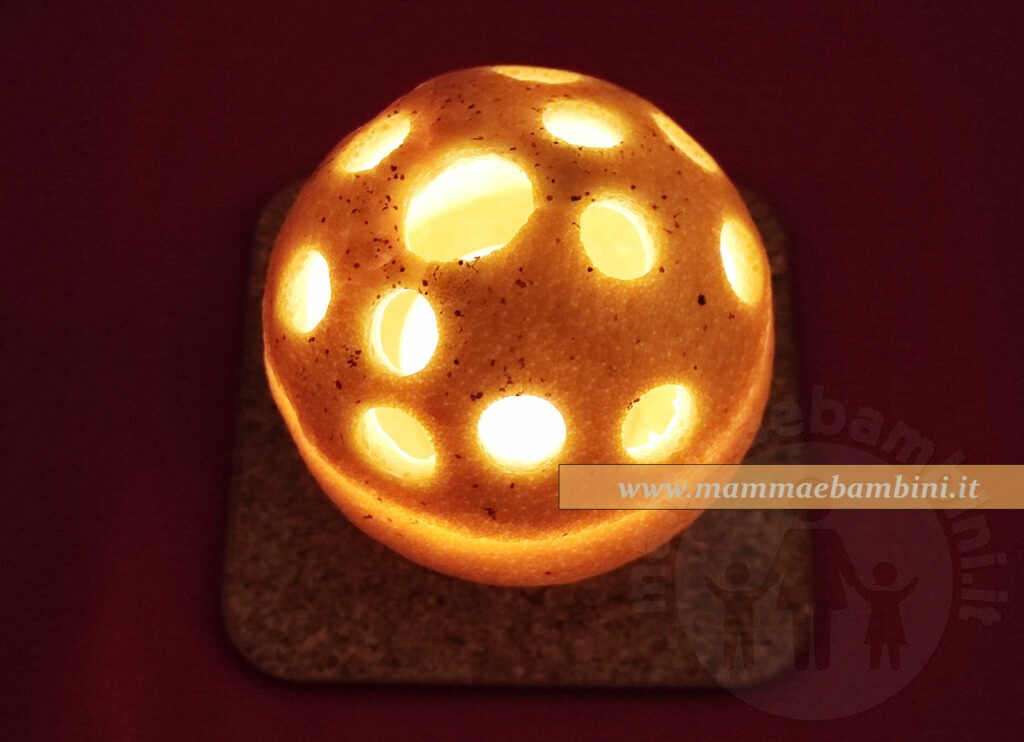 Come usare bucce d'arancia: portacandele 4 decorazioni portacandele arance