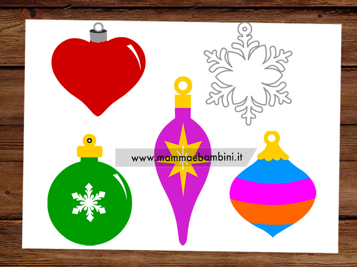 Palline natalizie Scuola Primaria 1 palline natale scuola