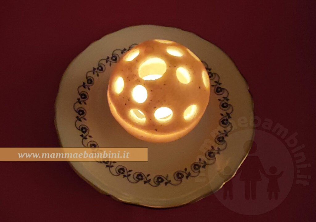 Come usare bucce d'arancia: portacandele 3 portacandela con buccia arancia