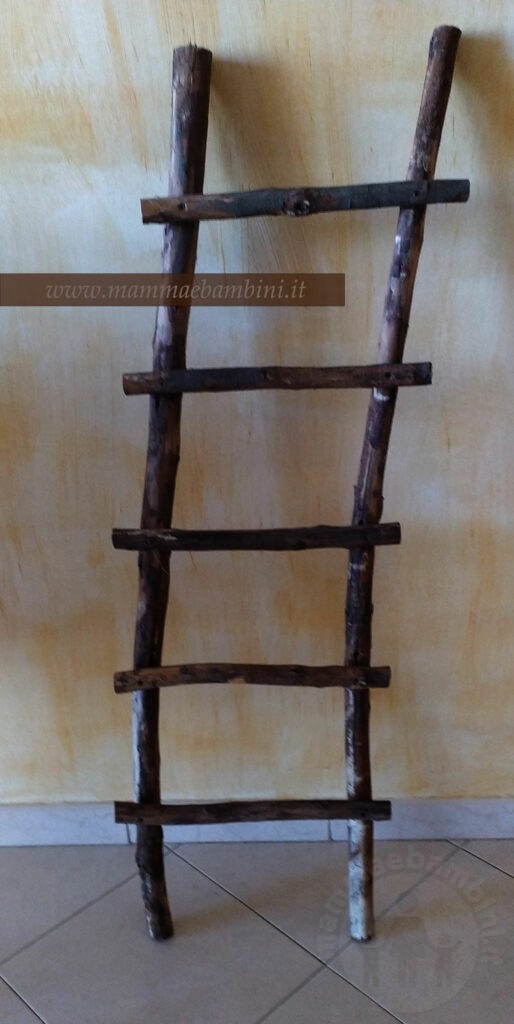 Scaletta legno natalizia fai da te 4 scaletta legno fai da te