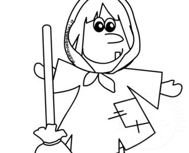 befana disegno