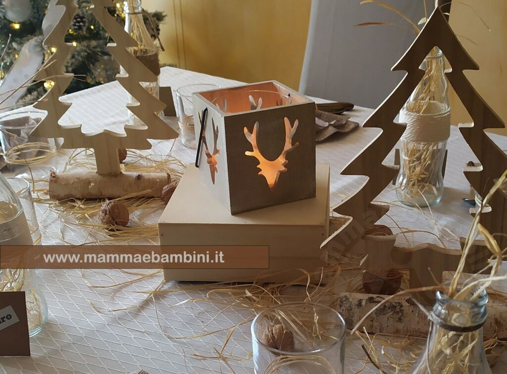 Come decorare una tavola 1 centrotavola rustico natale