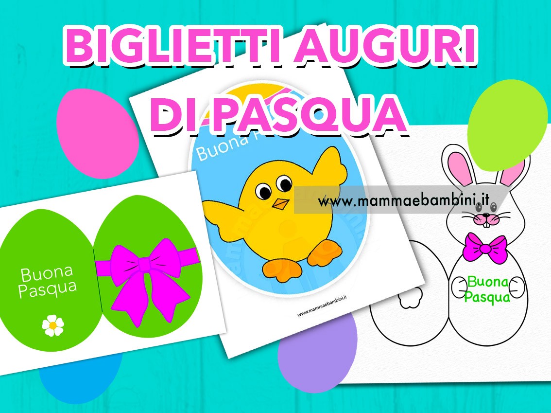 Biglietti di Pasqua 2 biglietti pasqua