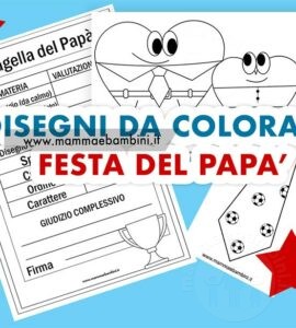 disegni festa papa