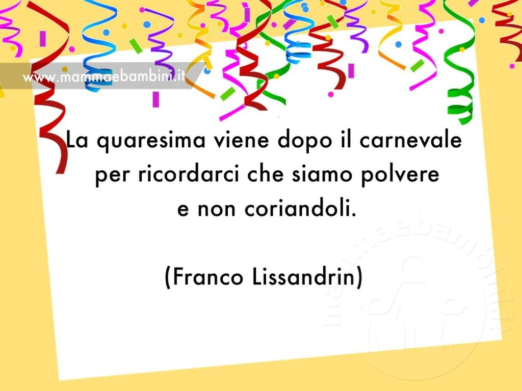 frase carnevale