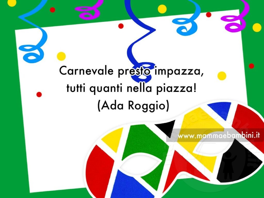 frasi carnevale