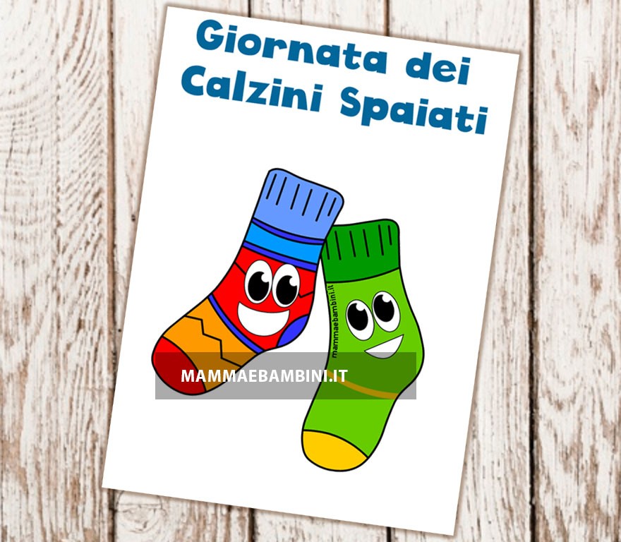 Giornata dei calzini spaiati 1 giornata dei calzini spaiati