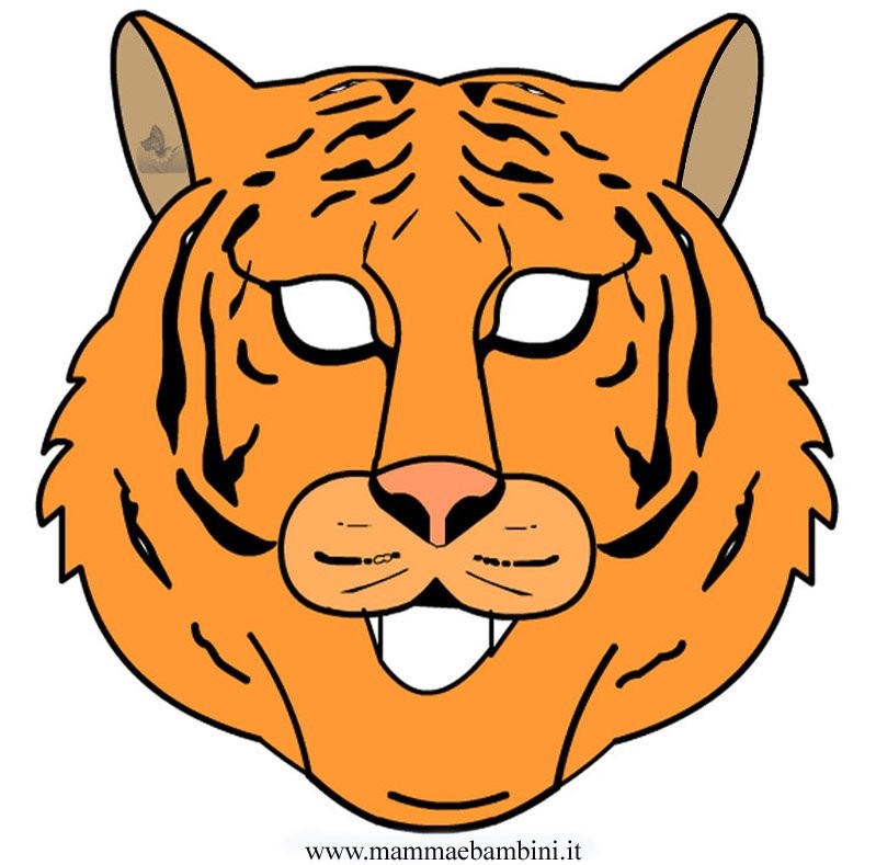 mascherina tigre