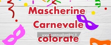 mascherine carnevale colorate