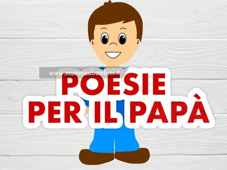 Poesie In Rima Per Il Papà Poesie per il papà - Mamma e Bambini