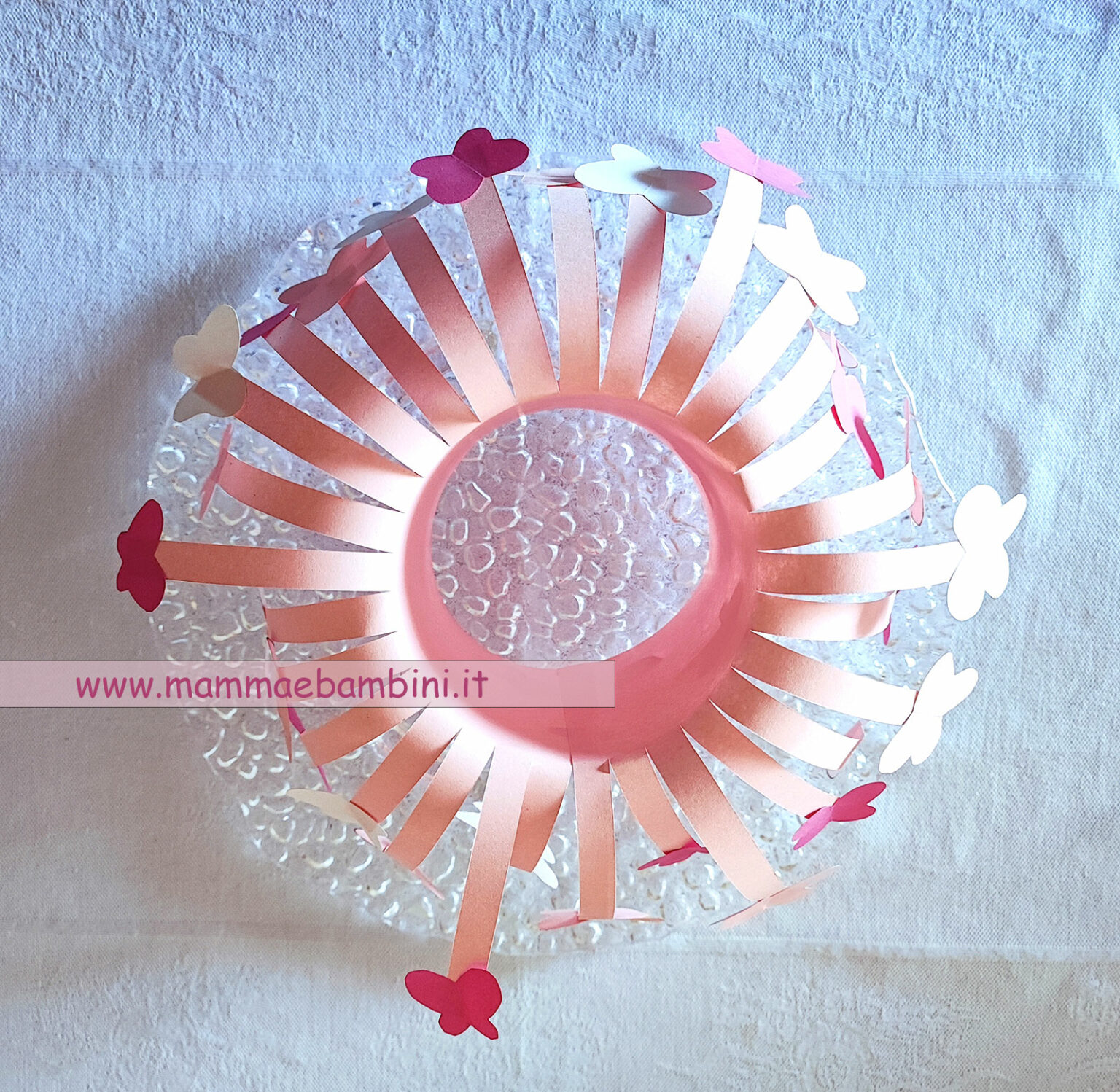 Centrotavola In Porcellana Rosa Kyoto Diametro 35,5 Cm: Decorativo, Per Tavola Elegante, Made In Italy