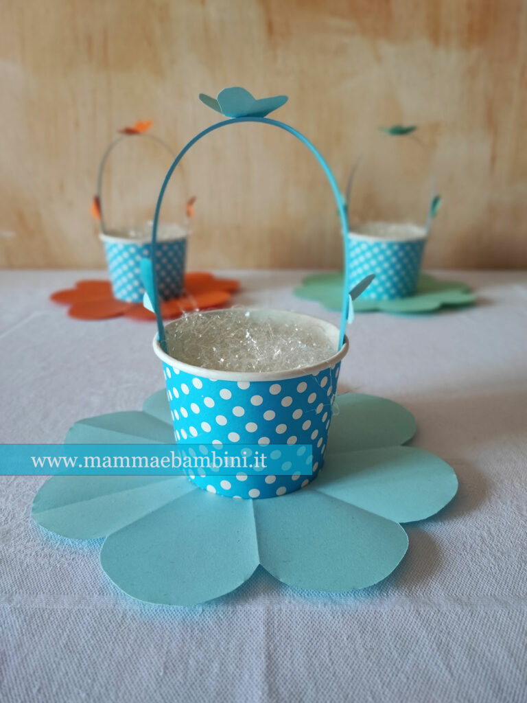 Cestini portaovetti facili 2 cestino facile pasqua coppetta gelato