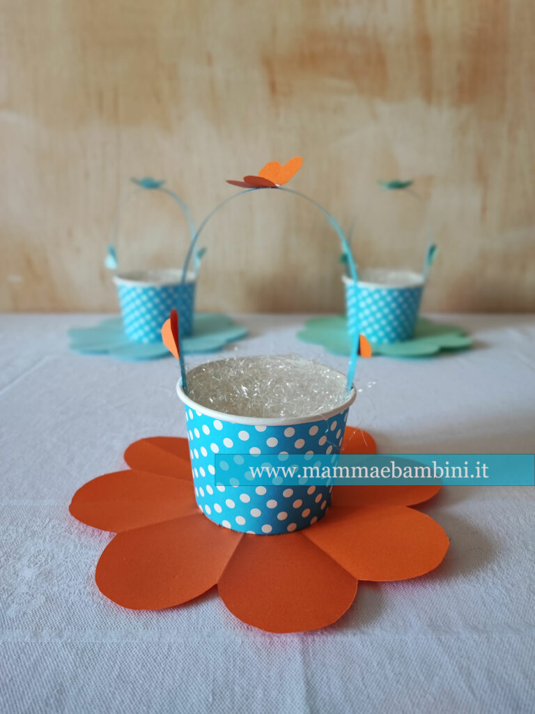 Cestini portaovetti facili 3 cestino pasqua con coppetta gelato
