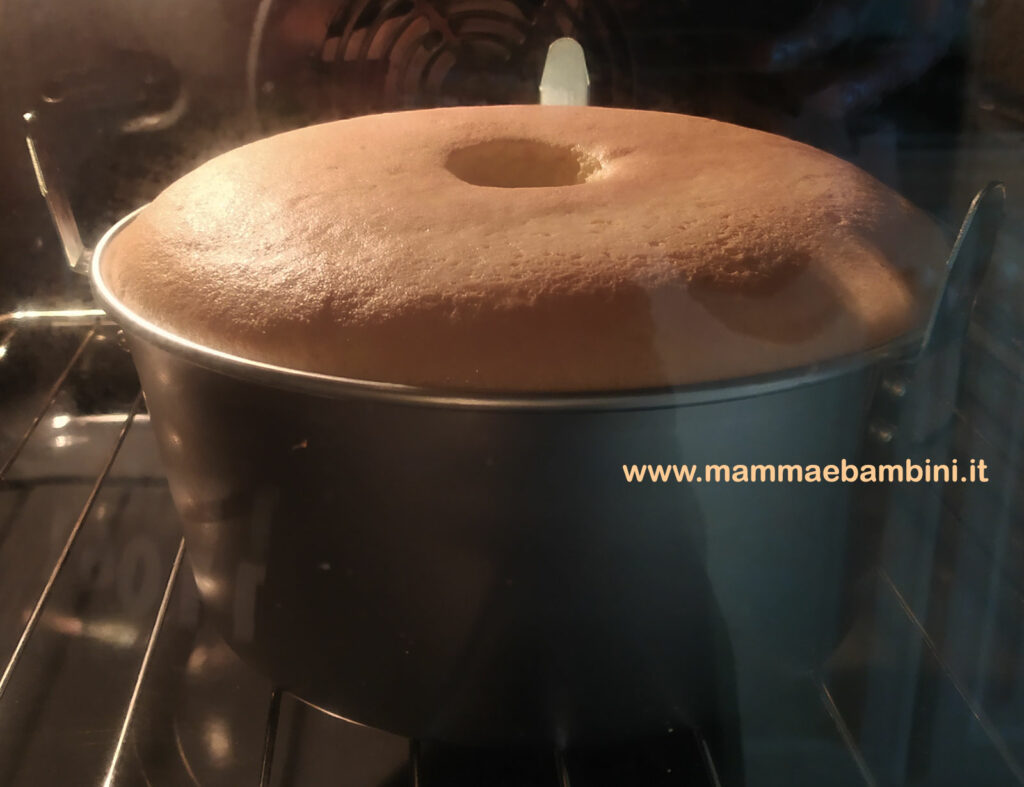 chiffon cake cottura forno