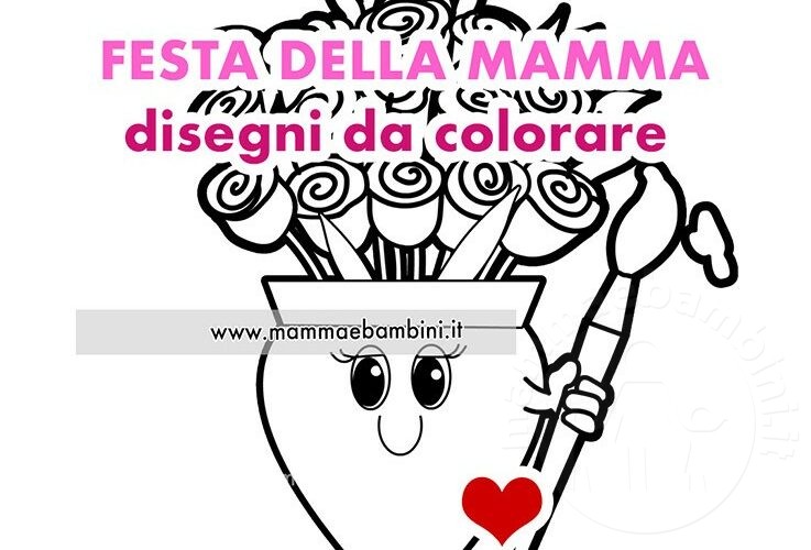 disegni festa mamma